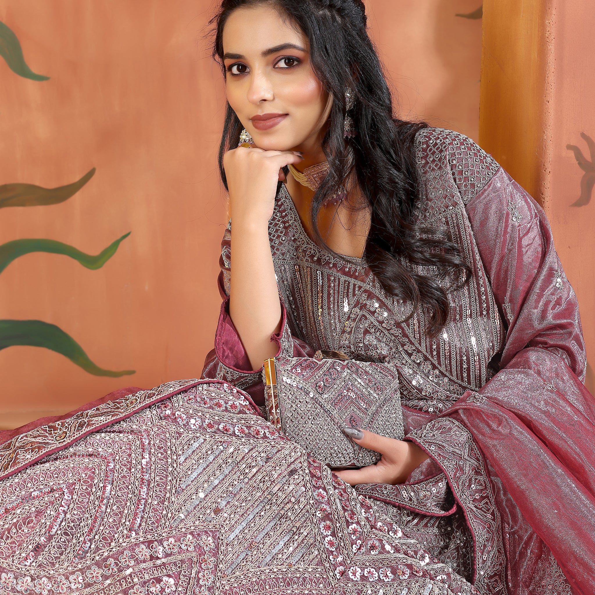 Kohinoor Lehenga Choli with Purse